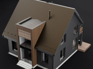 modern house 05 3D Model