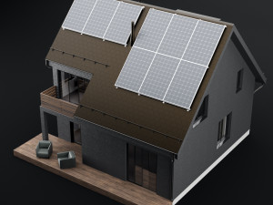 modern house 05 3D 模型