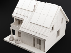 modern house 05 3D 模型