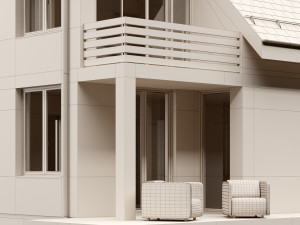 modern house 05 3D 模型