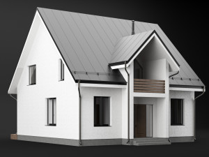 modern house 04 3D Модель