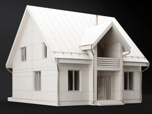 modern house 04 3D Model
