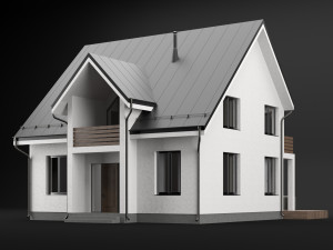 modern house 04 Modello 3D
