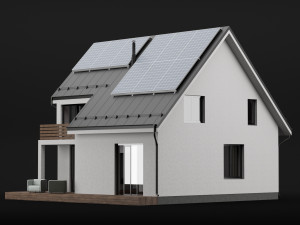 modern house 04 Modello 3D