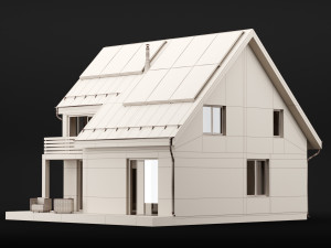 modern house 04 Modello 3D