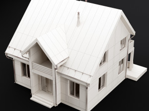 modern house 04 Modello 3D