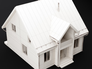 modern house 04 Modello 3D