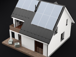 modern house 04 Modello 3D