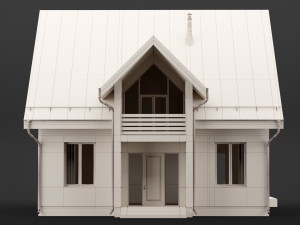 modern house 04 Modello 3D