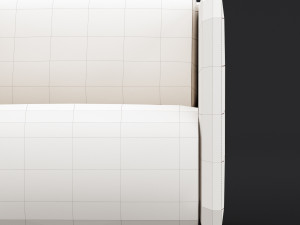 modern leather chair 3Dモデル