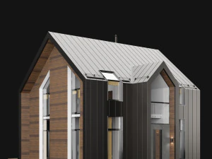 현대 집 06 3D 모델