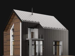 modern house 06 Model 3D