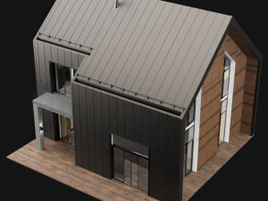 modern house 06 3D Model