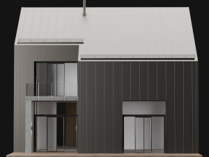 modern house 06 Model 3D