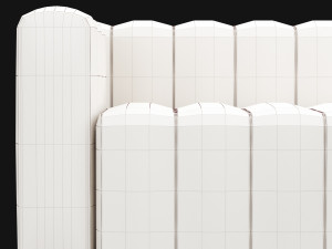 modern velvet sofa Modelo 3D