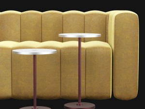 modern velvet sofa Modelo 3D