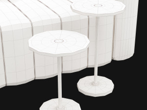 modern velvet sofa Modelo 3D