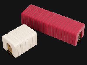 stool and bench rivers from mezzo collection Modelo 3D