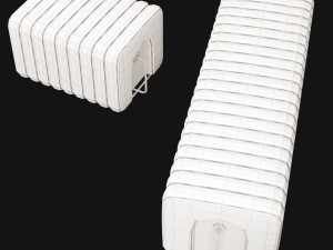 stool and bench rivers from mezzo collection 3D मॉडल
