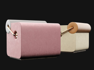 pouf rollins stool from mezzo collection 3D Модель