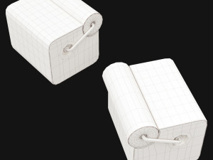 pouf rollins stool from mezzo collection 3D Model