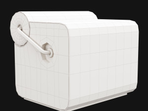 pouf rollins stool from mezzo collection 3D Model