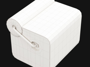 pouf rollins stool from mezzo collection 3D Model