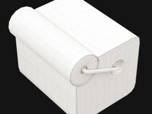 pouf rollins stool from mezzo collection 3D Model