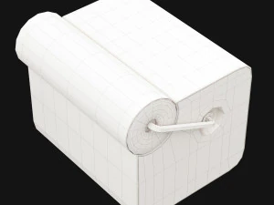 pouf rollins stool from mezzo collection 3D Model