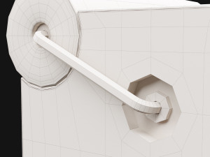 pouf rollins stool from mezzo collection 3D Model