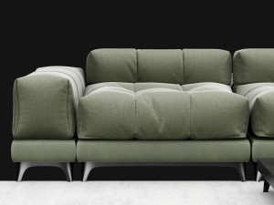 big modern sofa Modelo 3D