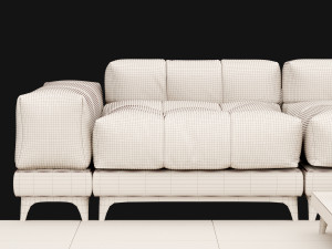 big modern sofa Modelo 3D
