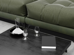big modern sofa Modelo 3D