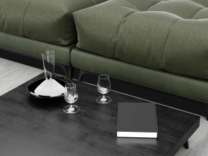 big modern sofa 3D Model