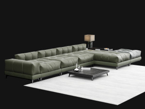 big modern sofa Modelo 3D