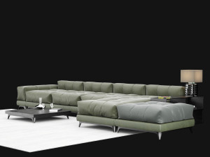 big modern sofa Modelo 3D