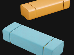 bed bench 8 Model 3D