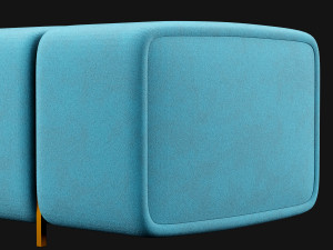 bed bench 8 Model 3D