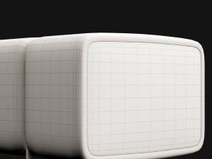bed bench 8 Model 3D