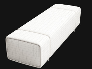 bed bench 8 Model 3D
