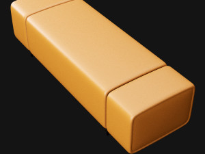 bed bench 8 Model 3D
