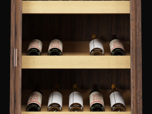 vigliant wine cabinet 3D Modell