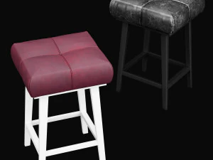 krzesło barowe 4 Model 3D