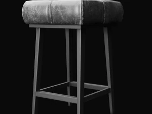 bar chair 4 3D Model