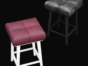 bar chair 4 3D Model