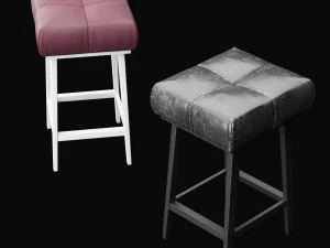 bar chair 4 3D Model