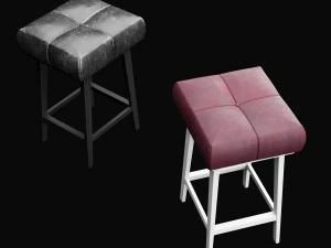 bar chair 4 3D Model