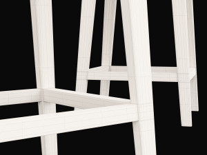 bar chair 4 Modelo 3D