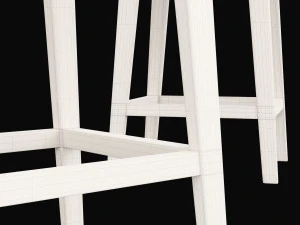 bar chair 4 3D Model