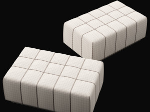 pouf 3 big 3D Model